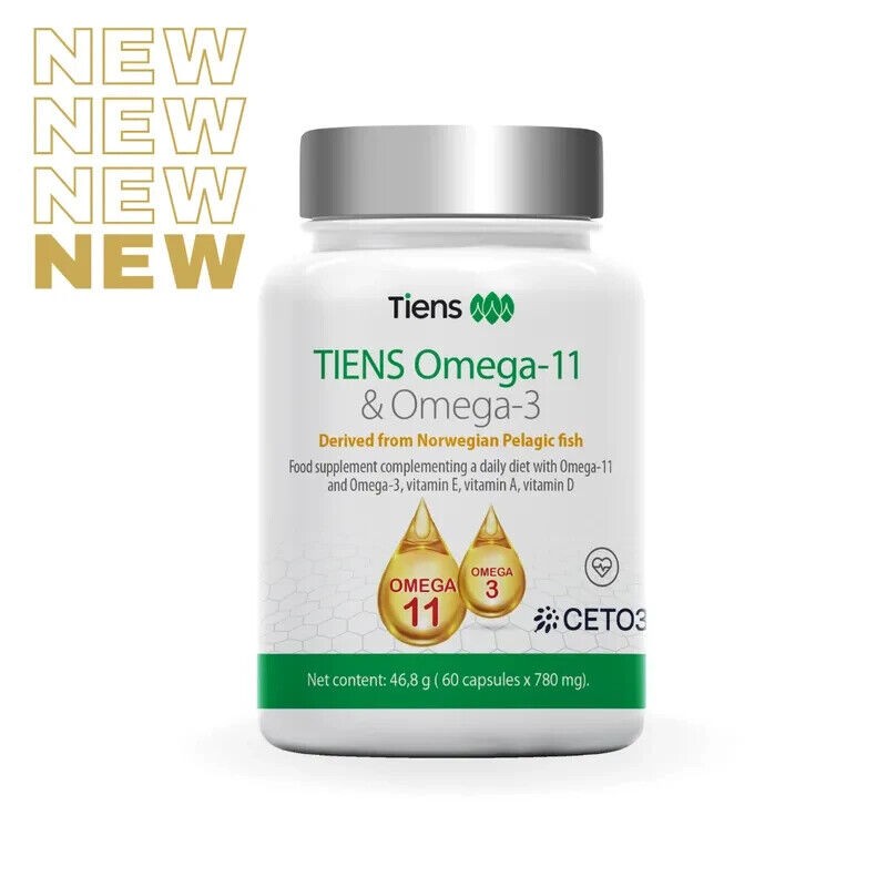 Tiens Omega-11 & Omega-3 CETO3 – 3+1 Vorteilspack | 4×60 Kapseln Premium Omega