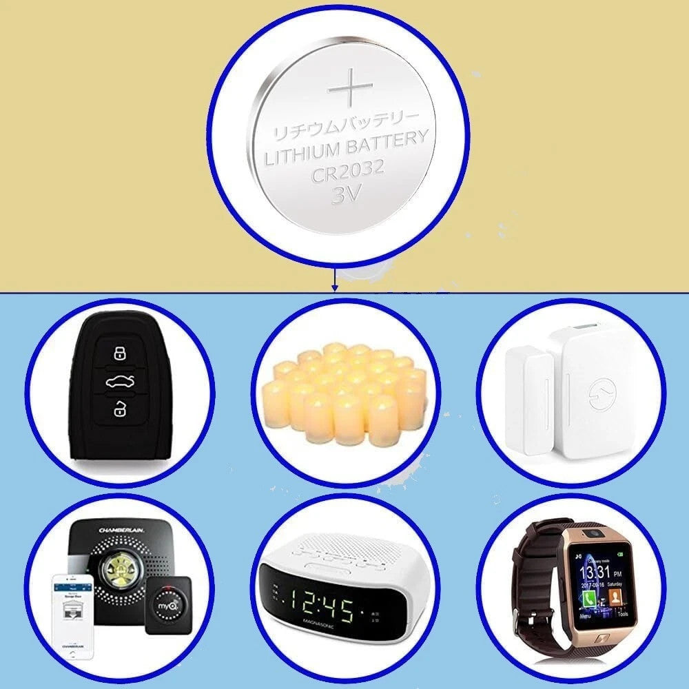 CR2032 CR 2032 Lithium Knopfzellen Batterie 3V Industrial 1 bis 20 Stück