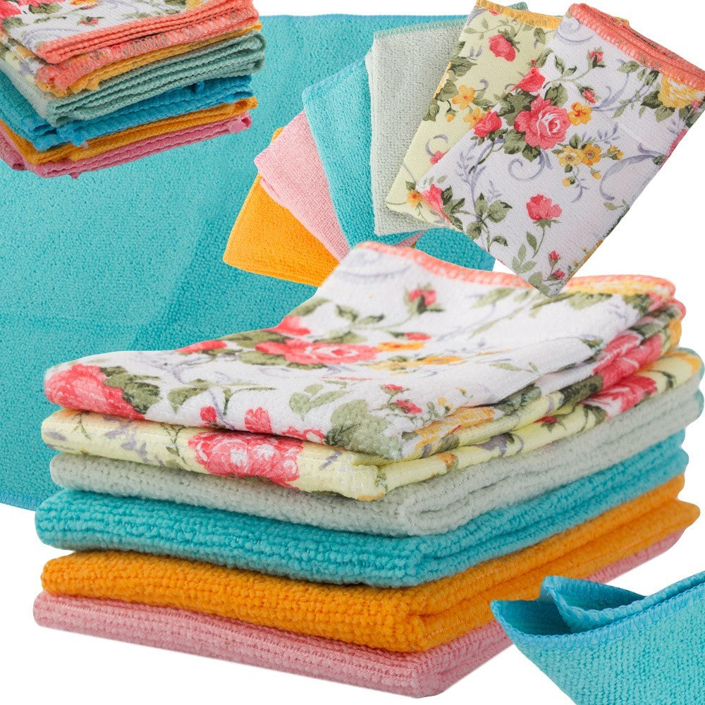 Mikrofasertücher Reinigungstücher Set 6 saugstark streifenfrei 🧽