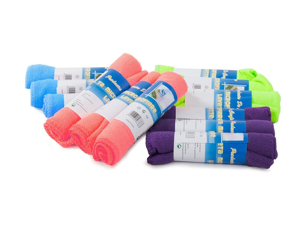 Mikrofasertücher Reinigungstücher 12er Set saugstark streifenfrei 🧽