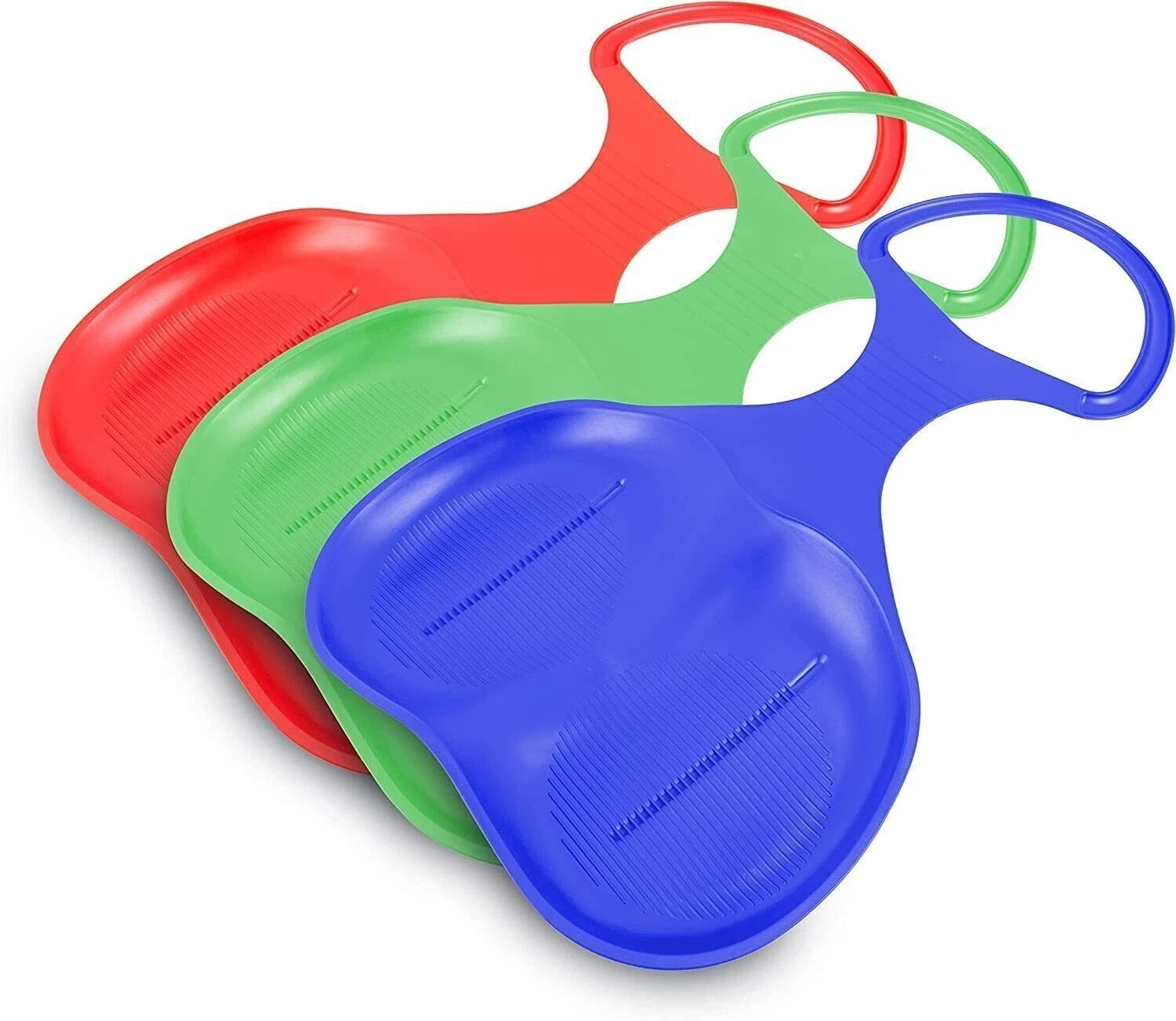 Poporutscher Schneerutscher mit Griff | 1 Stück bunter Schneeflitzer