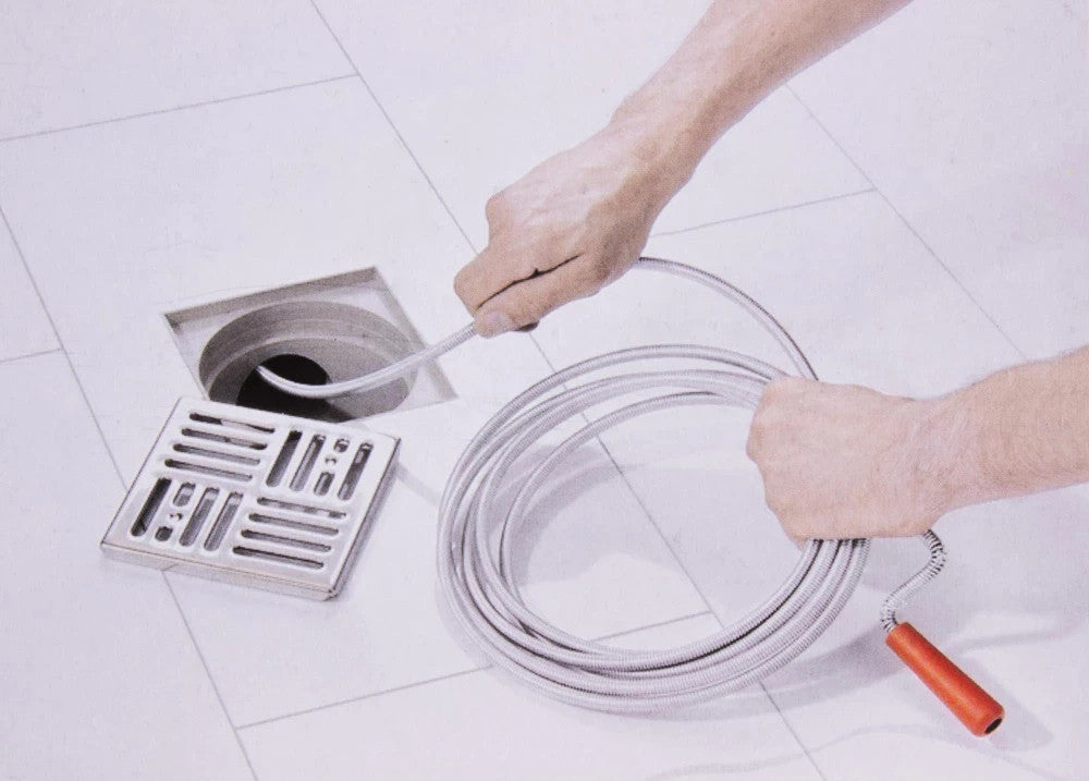 Rohrreinigungsspirale 3m Rohrreinigungsgerät Rohrreinigungswelle Abflussspirale