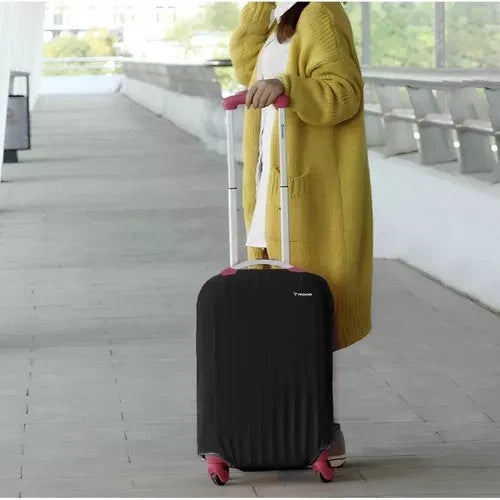 Kofferschutzhülle Größe M Schwarz Kofferbezug Elastisch Gepäck Schutz