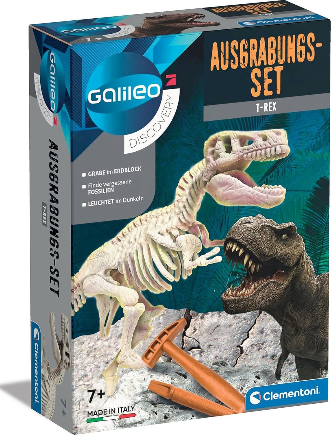 Clementoni Galileo Discovery T-Rex Ausgrabungsset â Dinosaurier Fossilien fĂźr