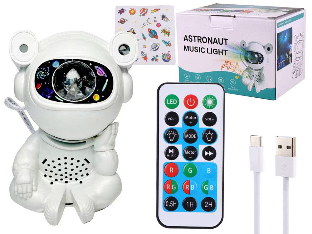 Astronaut Galaxy Projektor Nachtlicht mit Fernbedienung & Timer LED