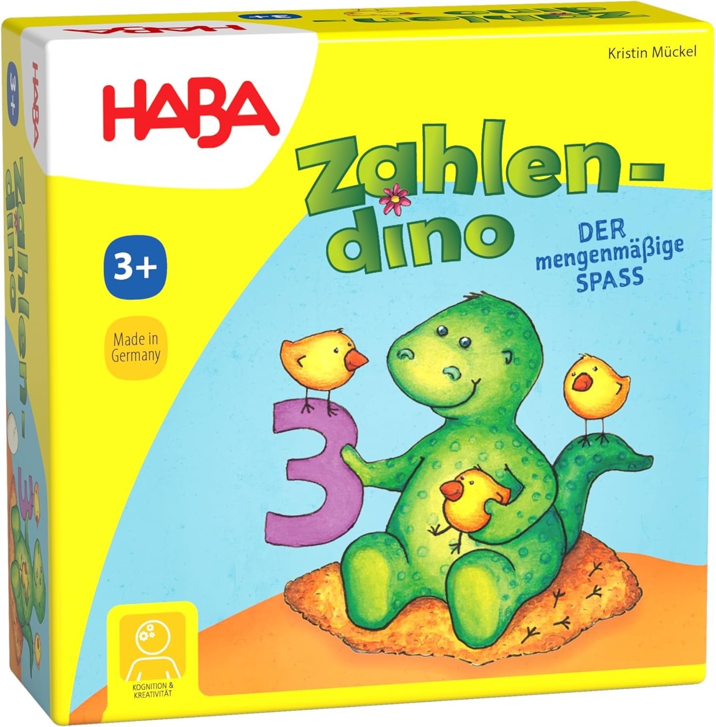 HABA Zahlen Dino Lernspiel Rechnen Zählen ab 3-8 Jahre Kinderspiel