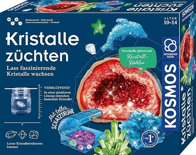 KOSMOS 645601 Kristalle züchten - Lass faszinierende Kristalle wachsen - Komplet