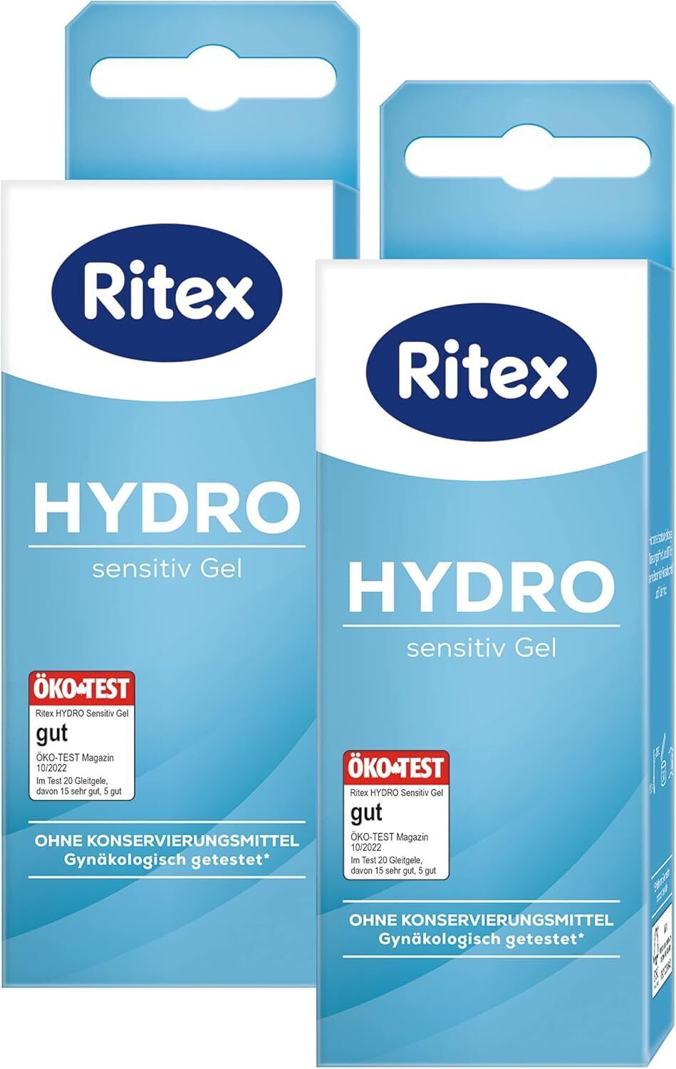 Ritex Hydro, Sensitiv Gel, 100 ml (2x50ml), Made in Germany