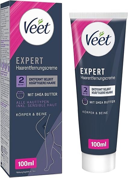 Veet Enthaarungscreme Expert 100ml – Für Körper, Beine & sensible Haut
