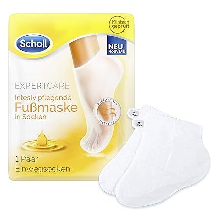 Scholl Expertcare Intensiv Pflegende Fußmaske mit 3 Wertvollen Ölen – Feuchtigke