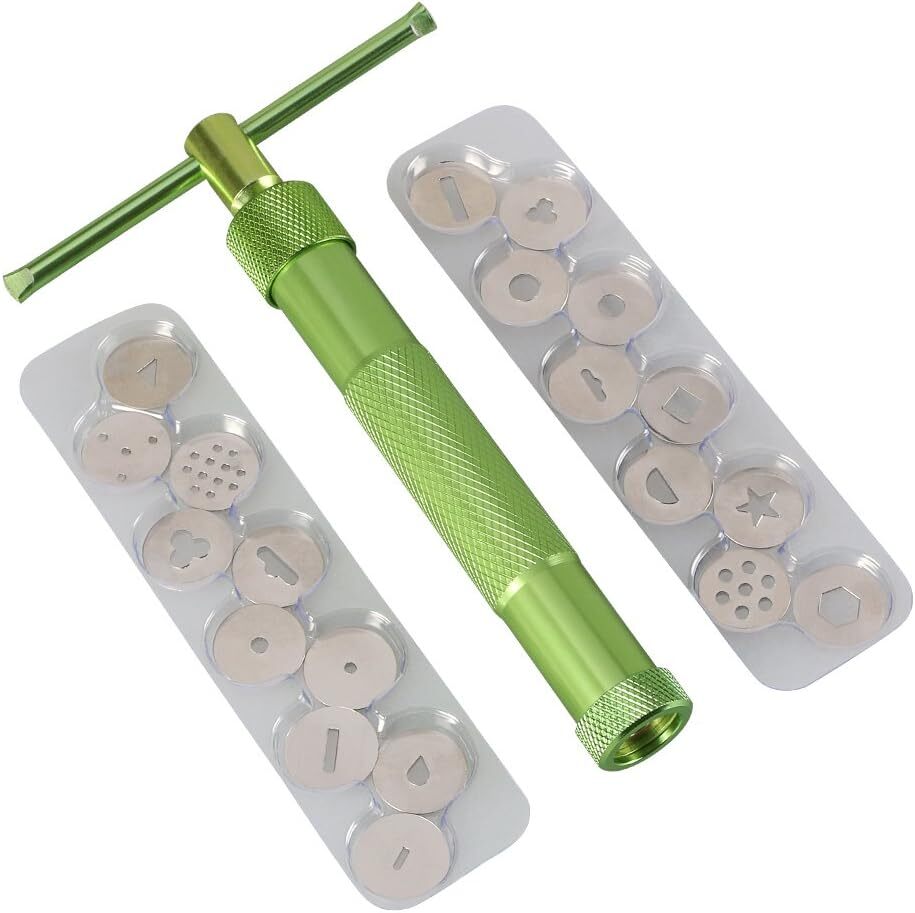 Vicloon Tonpressen Clay Handwerk, Edelstahl Zuckerpaste Extruder, Fondant Presse