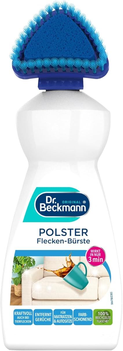 Dr. Beckmann Polster Flecken-Bürste, Flüssigkeit | Polsterreiniger gegen hartnäc