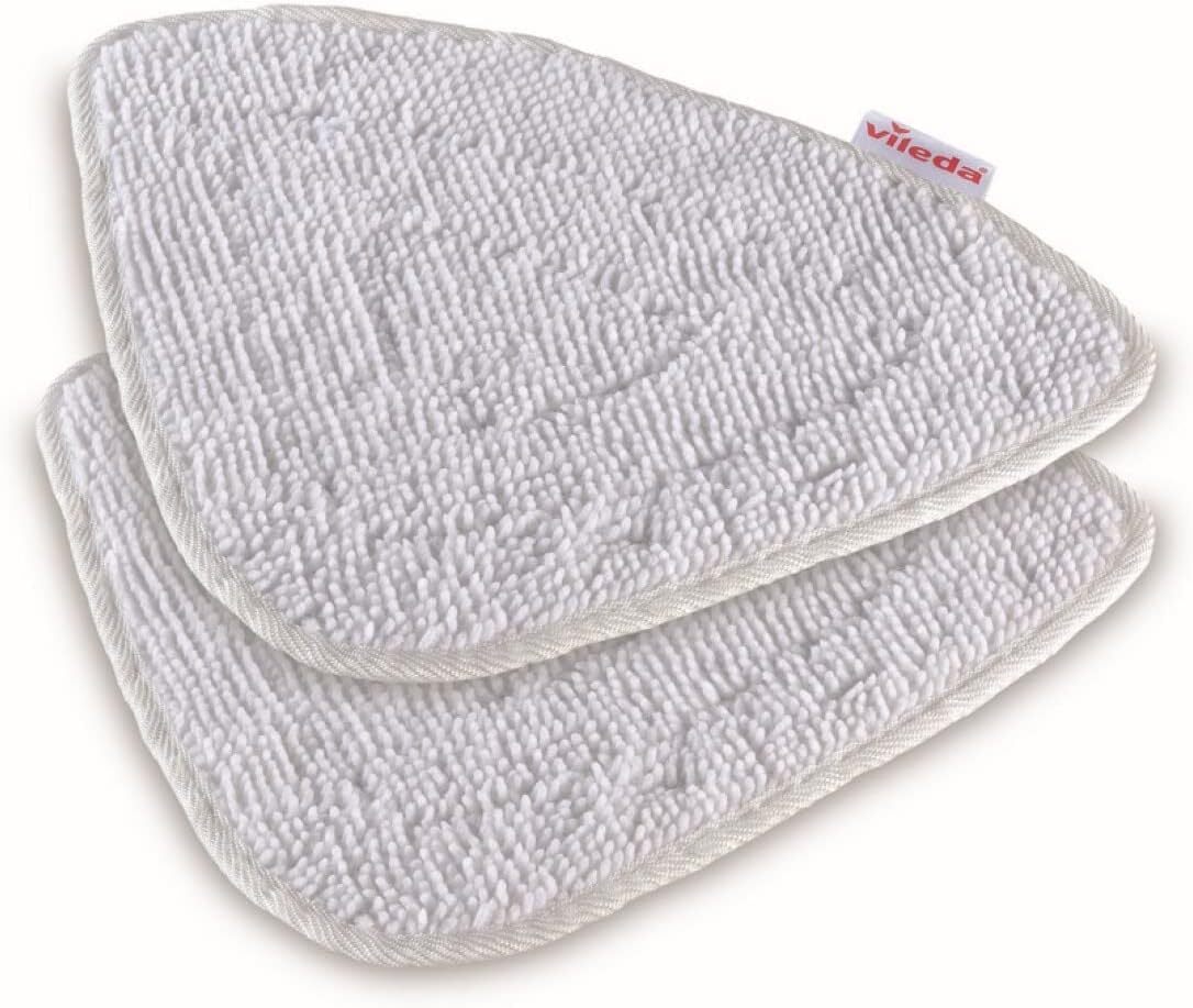 Vileda Steam Dampfreiniger Ersatzpads aus Mikrofaser – Waschbar & Wiederverwendbar (2 Stück)