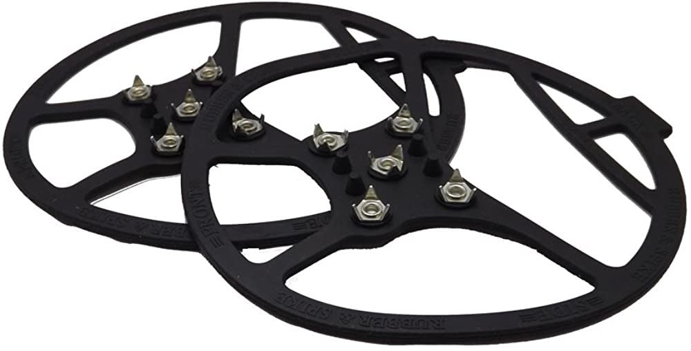 Kinder Schuhspikes 5 Metallzähne – Rutschfeste Eiskrallen für Schuhe | Anti-Rutsch Schneespikes für Eis & Schnee