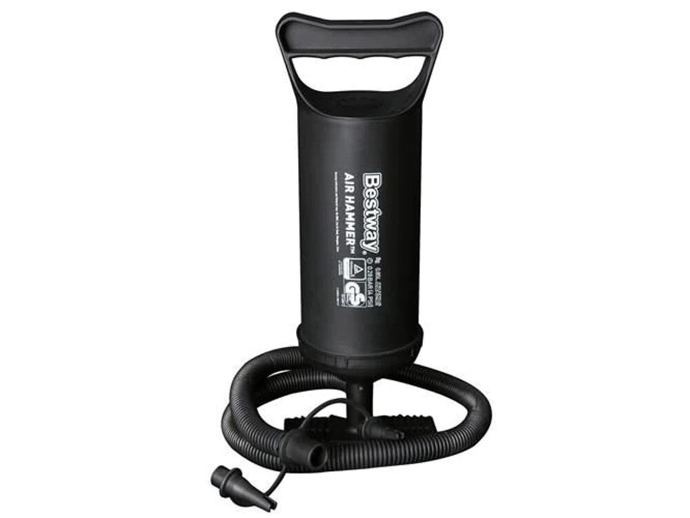 Handpumpe 0,85L Doppelhub mit 3 Ventiladaptern – Luftpumpe für Pool, Luftmatratze & Camping 6942138917796
