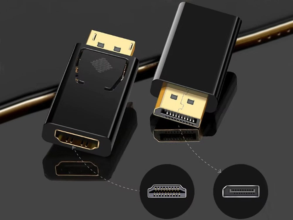 DisplayPort auf HDMI Adapter 4K DP zu HDMI Konverter Audio Video