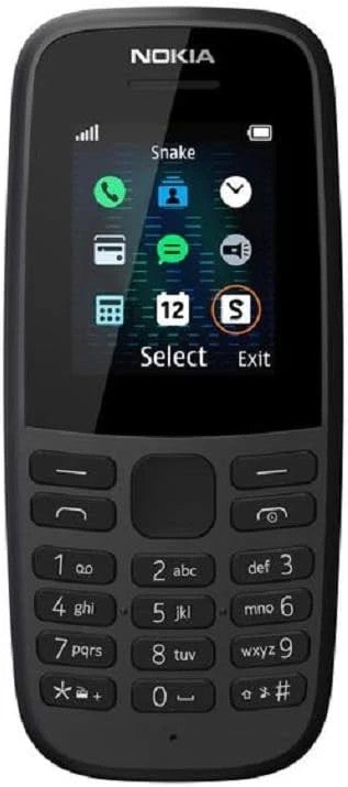 Nokia 105 Dual SIM Handy Schwarz Tastenhandy Neu OVP Mobiltelefon