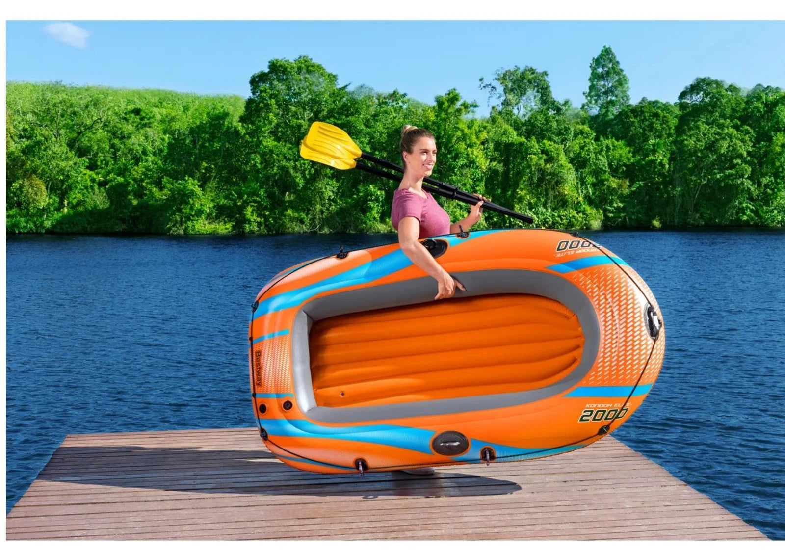 Bestway Kondor 2000 Schlauchboot – Set oder Zubehör Auswahl