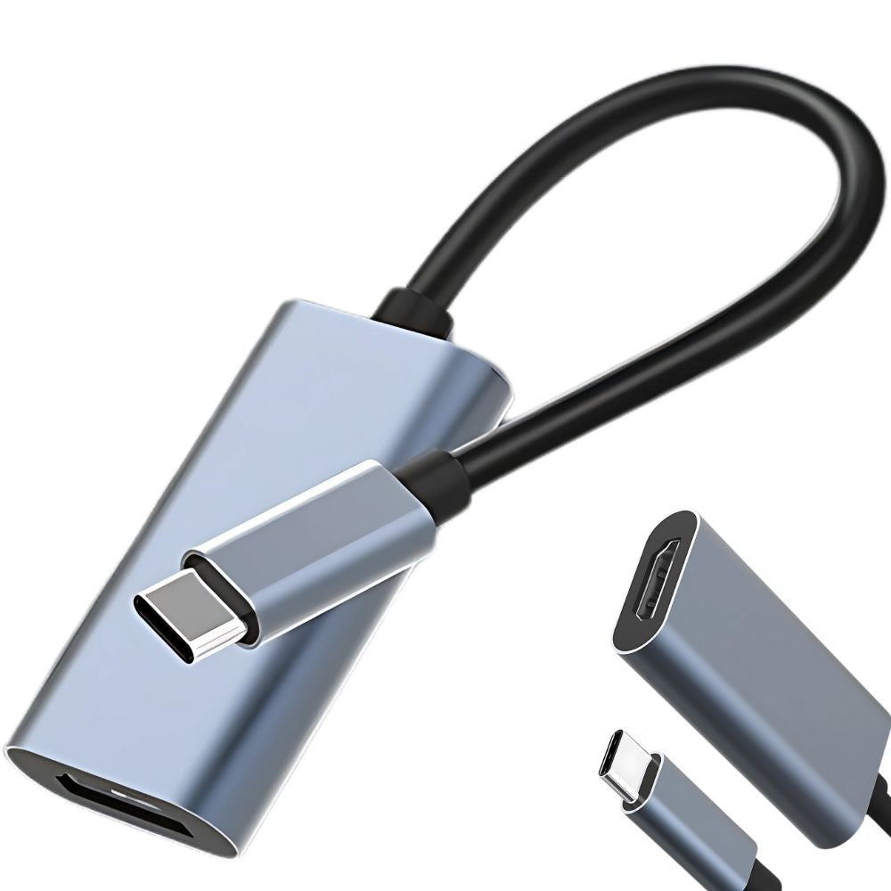 USB C auf HDMI Adapter 4K 60Hz 18cm Kabel USB 3.1 Laptop Monitor
