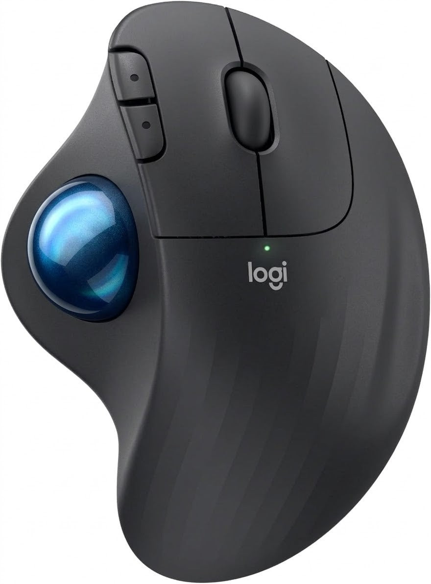 Logitech ERGO M575S Trackball Maus kabellos Bluetooth USB ergonomisch