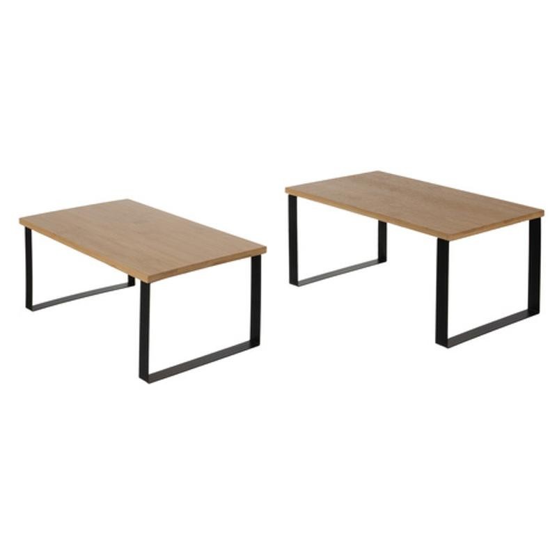 Bambus Gewürzregal 2er Set Küchenregal Organizer Standregal Küche