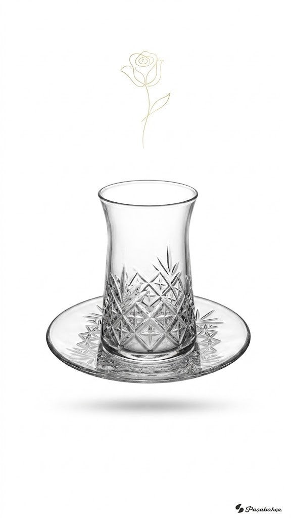 Teegläser Set 12tlg 160ml Glas Teeglas Kristalloptik hitzebeständig