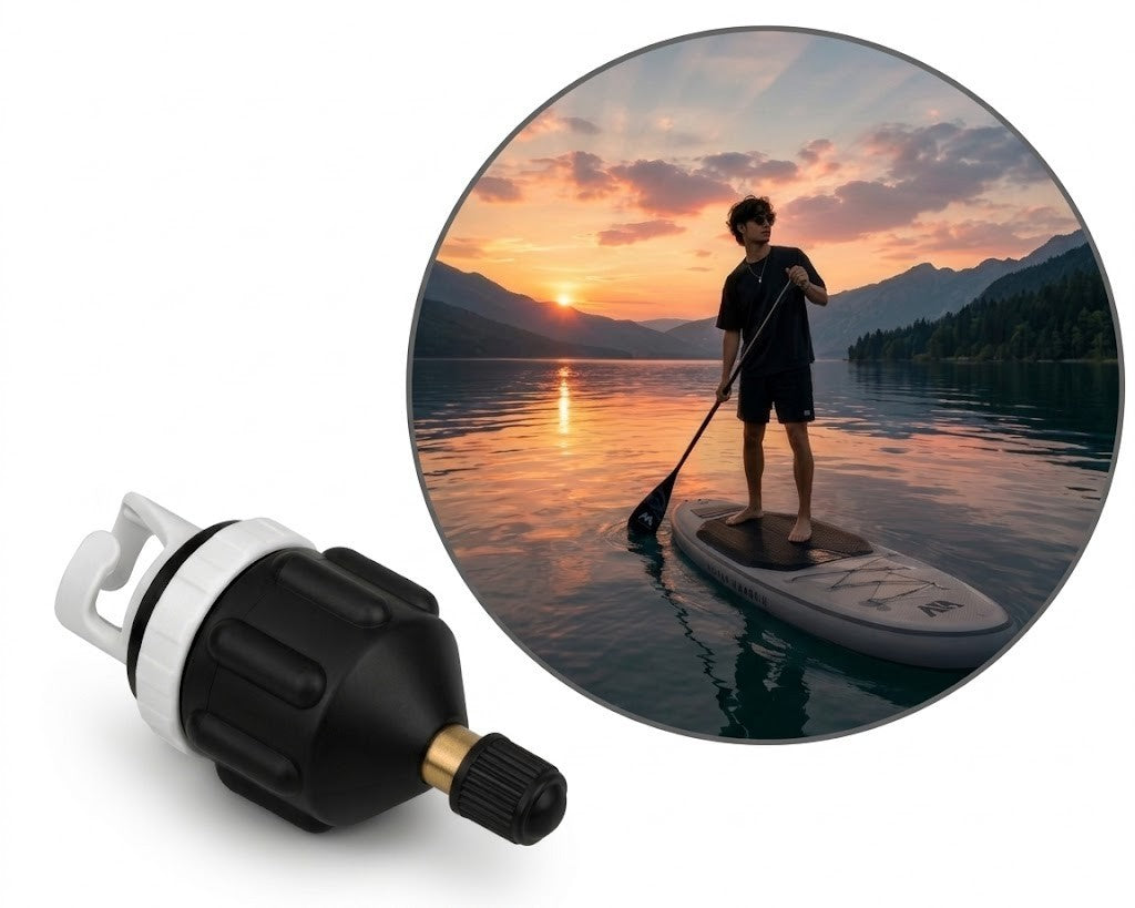 SUP Ventiladapter für Kompressor Fahrradpumpe Schlauchboot Adapter