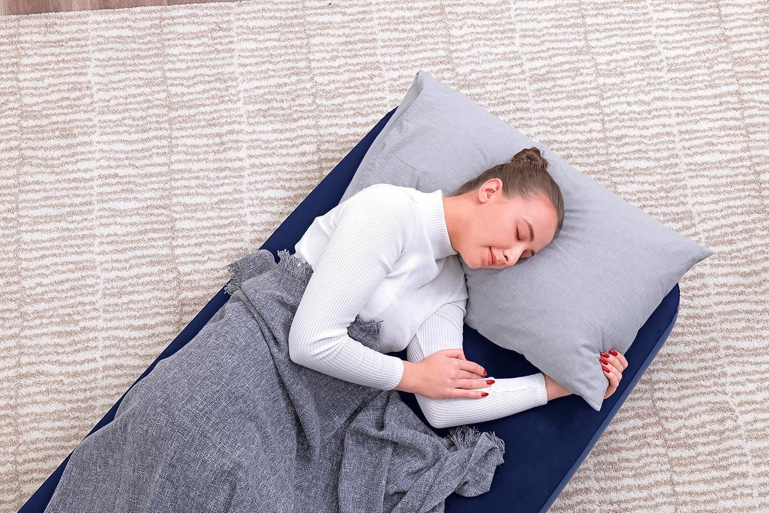 Bestway Luftbett Single 185x76x22cm Luftmatratze Gästebett für Camping & Reisen