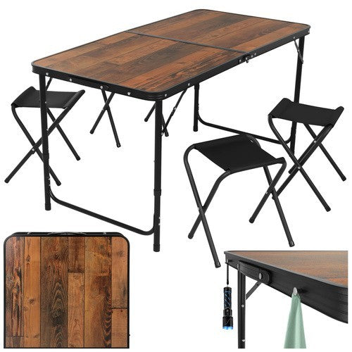 Campingtisch Klappbar Gartentisch Koffertisch Campingstuhl 1-4 Persone