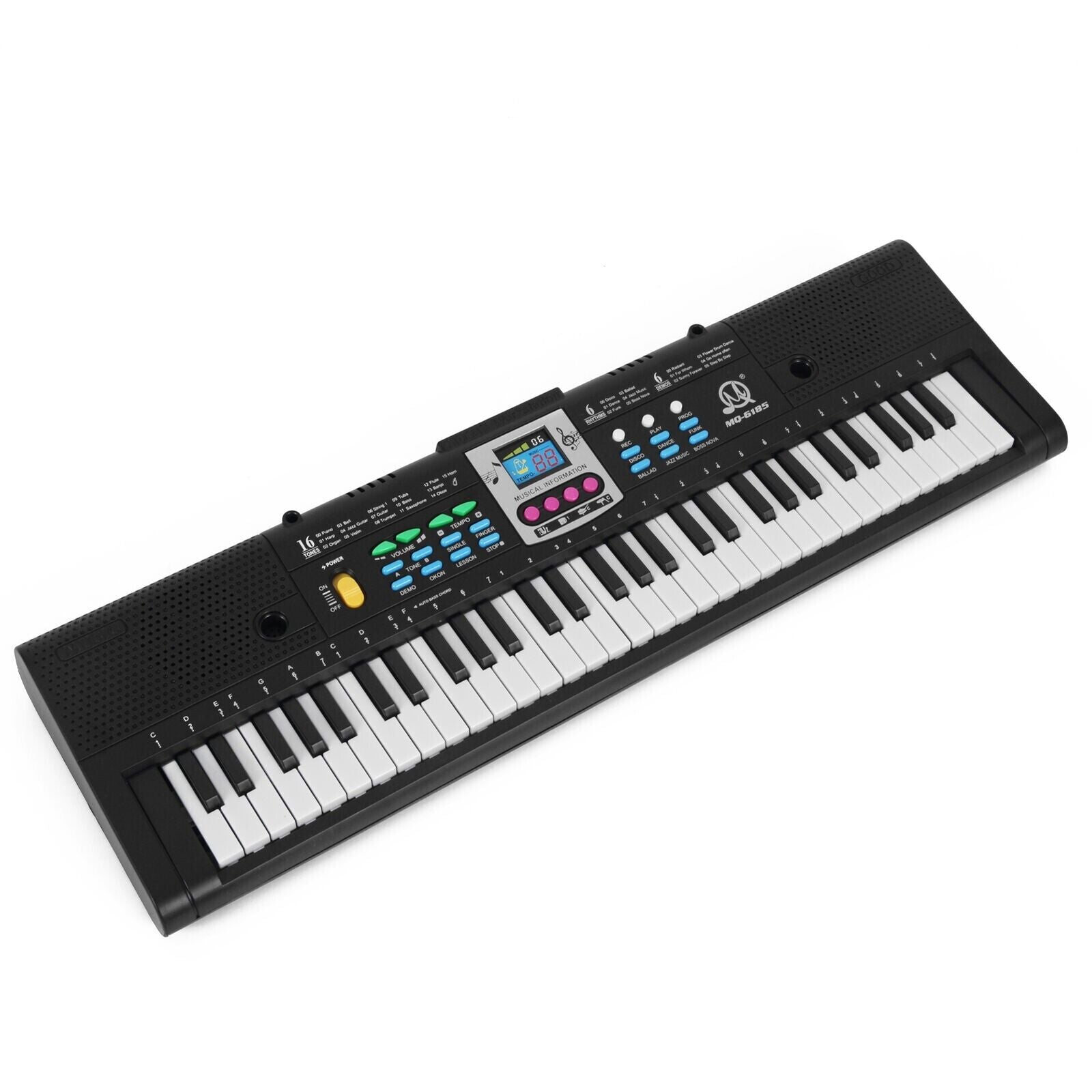 Digital 61 Tasten Keyboard E-Piano Elektrische Kinder Klaviertastatur W3Z1