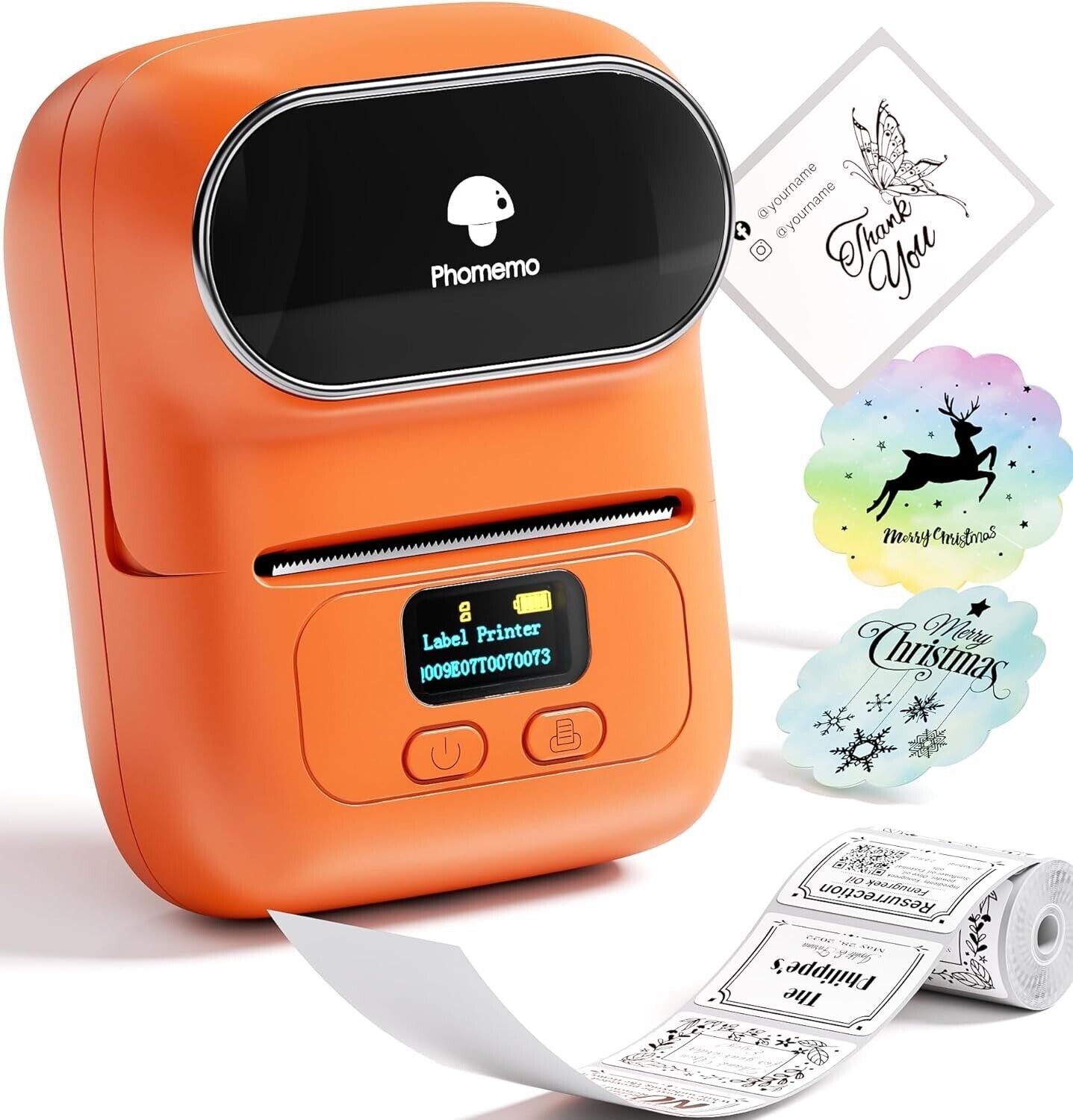 Phomemo M110 Bluetooth Label Printer Labeling Device Self-Adhesive