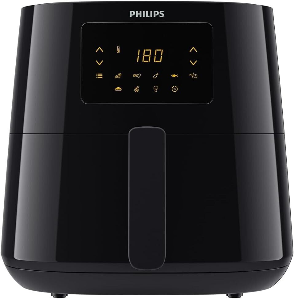 Philips Airfryer XL 6,2L Heißluftfritteuse 2000W Schwarz/Grau Fritteuse