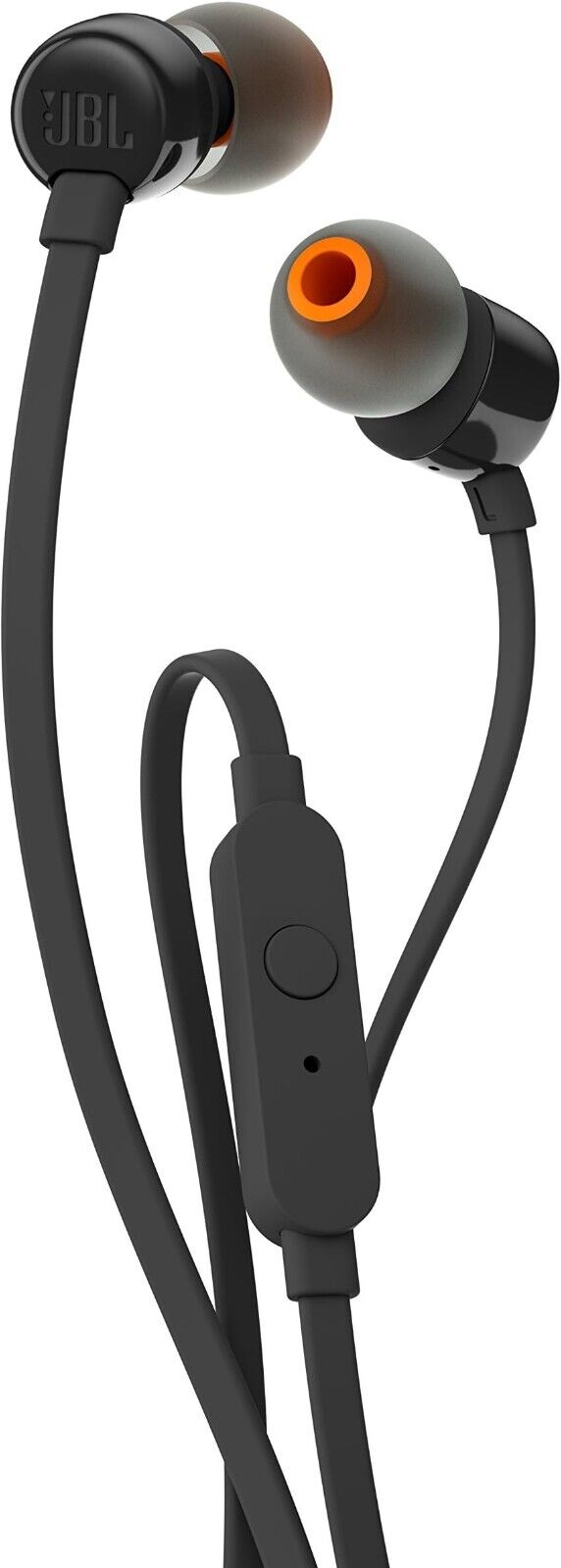 JBL Tune 110 In-Ear Kopfhörer – Mit Mikrofon, Pure Bass Sound & Flachbandkabel
