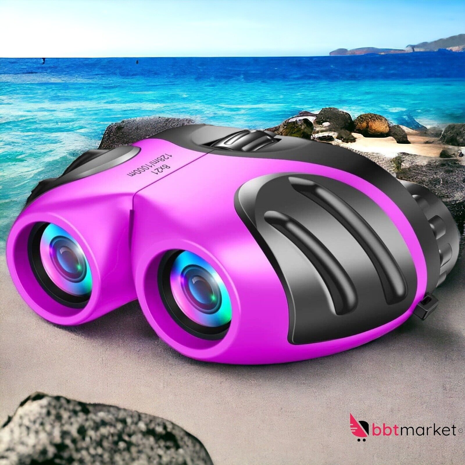 Compact Waterproof Binoculars for Kids - Outdoor Toy & Gift NEW