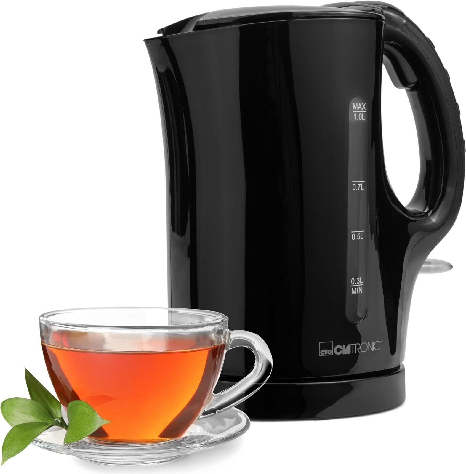 Clatronic® Kettle | 1.0 Liter | Small, Compact & Travel-Friendly | Tea Maker