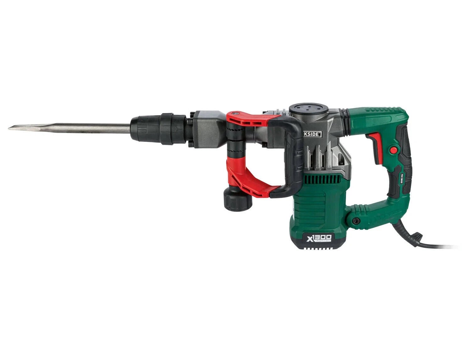 PARKSIDE Abbruchhammer Meißenhammer 1300 Watt mit Koffer, Spitz- & Flachmeißel
