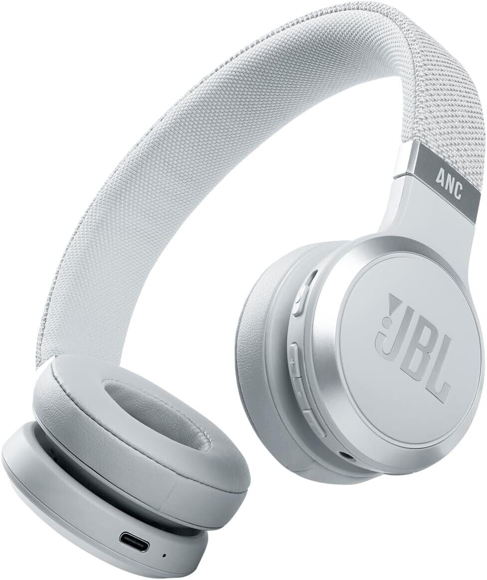 JBL Live 460NC-Wireless On-Ear Bluetooth Headphones with Active Noise Cancellation
