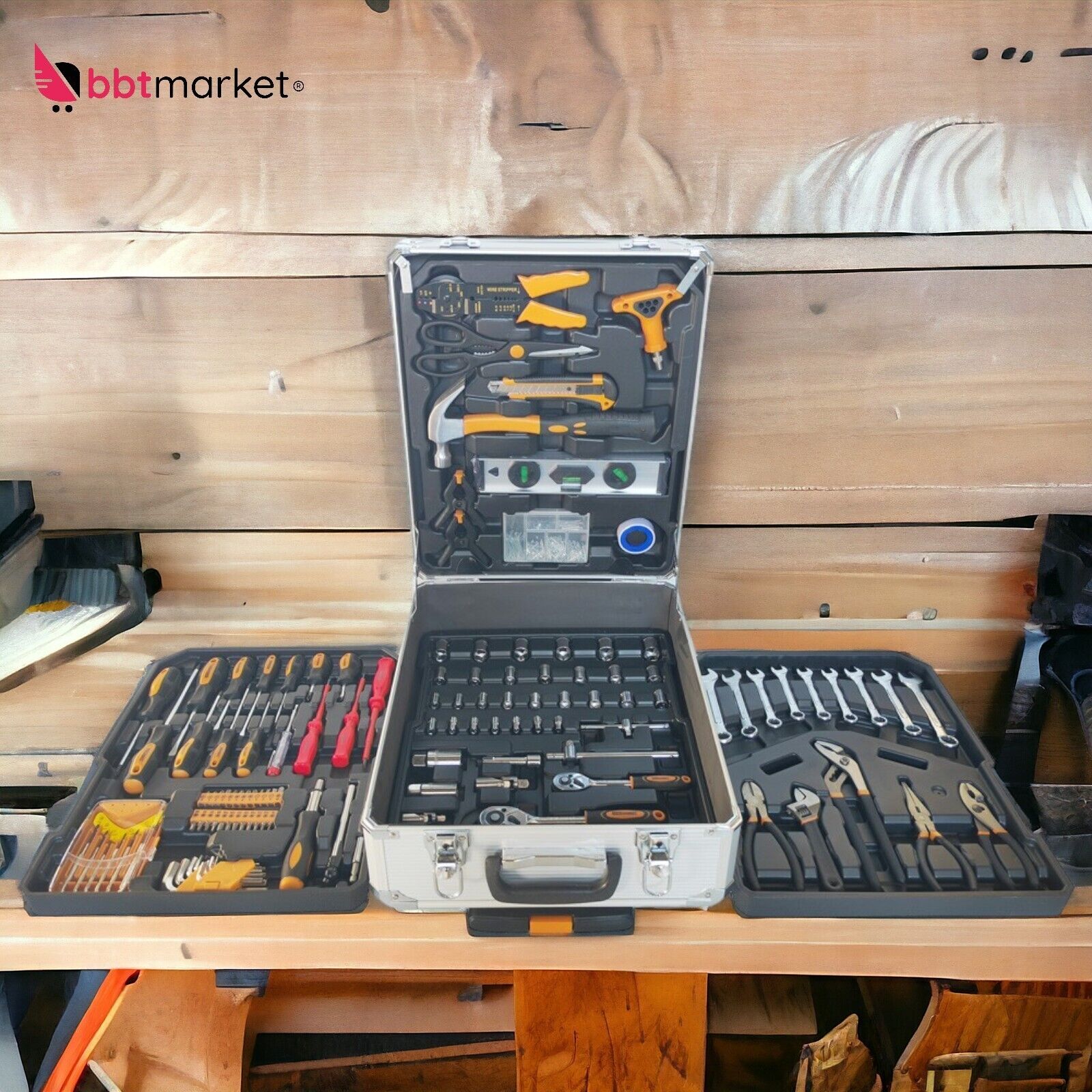 1000-piece tool case tool box tool box tool trolley black