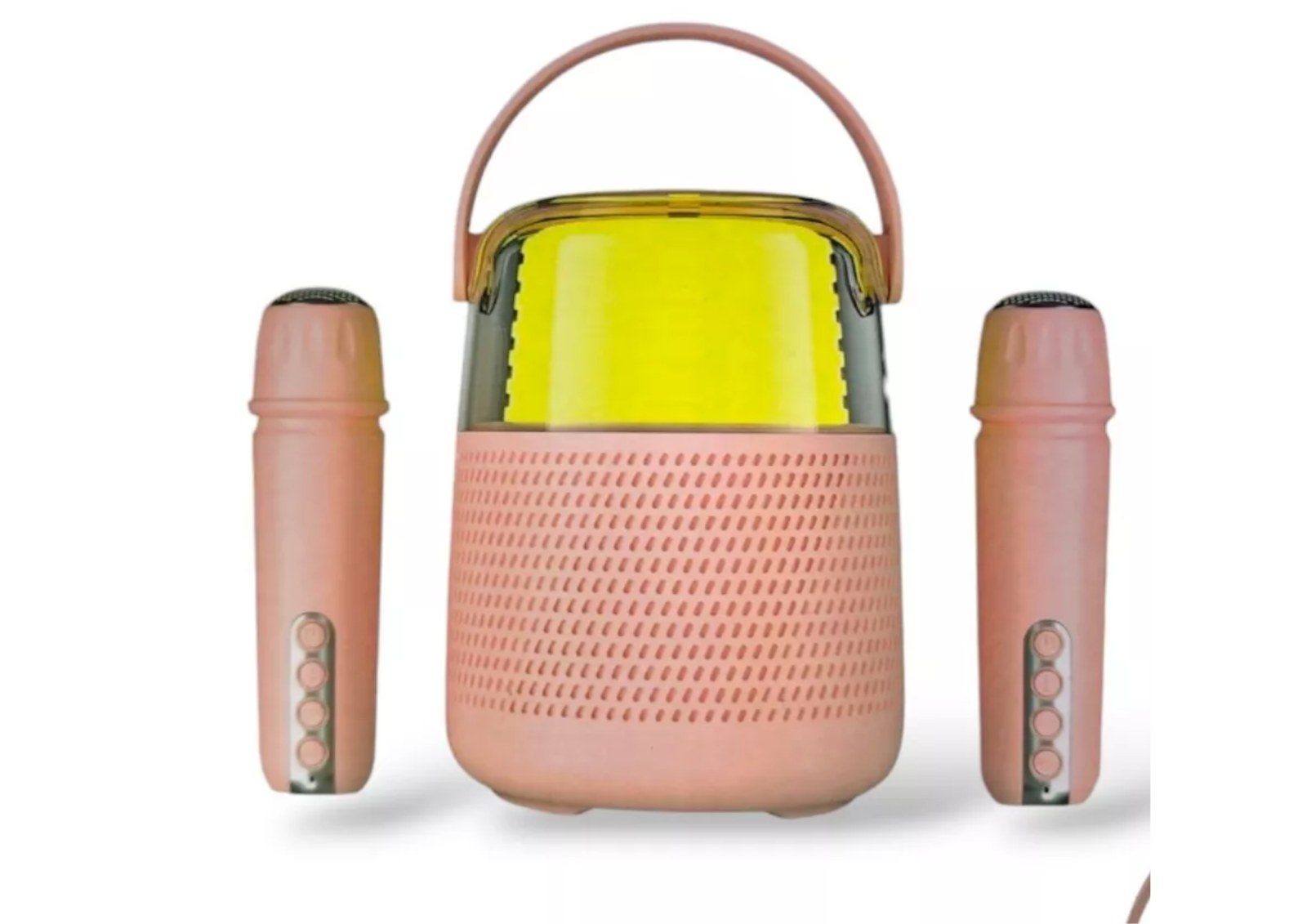 Kinder Karaoke Mikrofon Spielzeug Bluetooth Karaoke Lautsprecher mit 2 Mikrofon