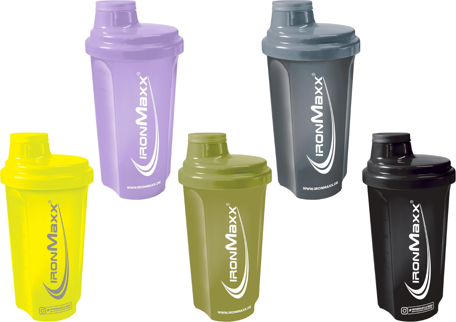 IronMaxx Eiweiß Shaker -mit Sieb & Schraubdeckel 700ml | Proteinshaker