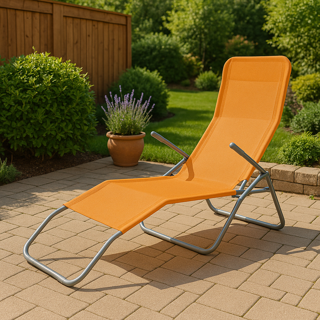 Siestaliege Kippliege Sonnenliege Strandliege Gartenliege klappbar Farbauswahl