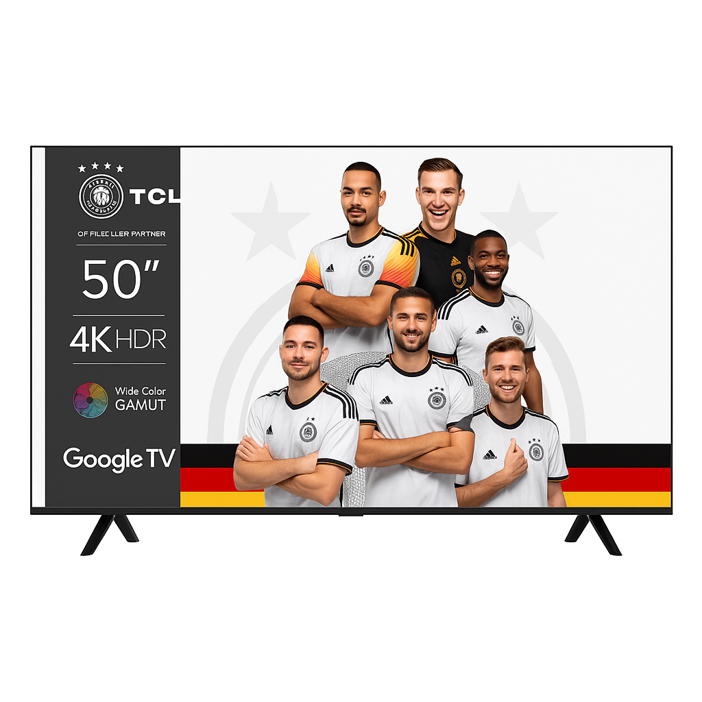 50 Zoll 4K Ultra HD Smart TV – HDR10, Dolby Audio, Micro Dimming, Google TV