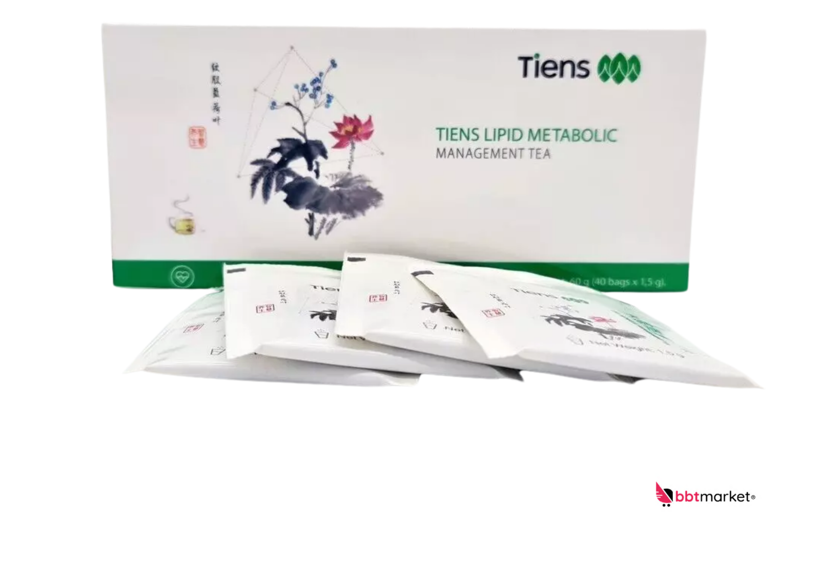 3x TIENS Teeähnliches Erzeugnis – 40 Beutel á 1,5g – Kräutertee Mix