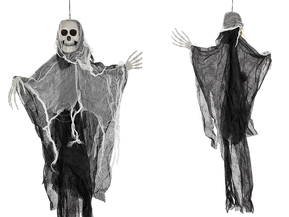 Halloween Deko Geist Hängende Figur Skelett Totenkopf Spukhaus 80cm 👻🎃