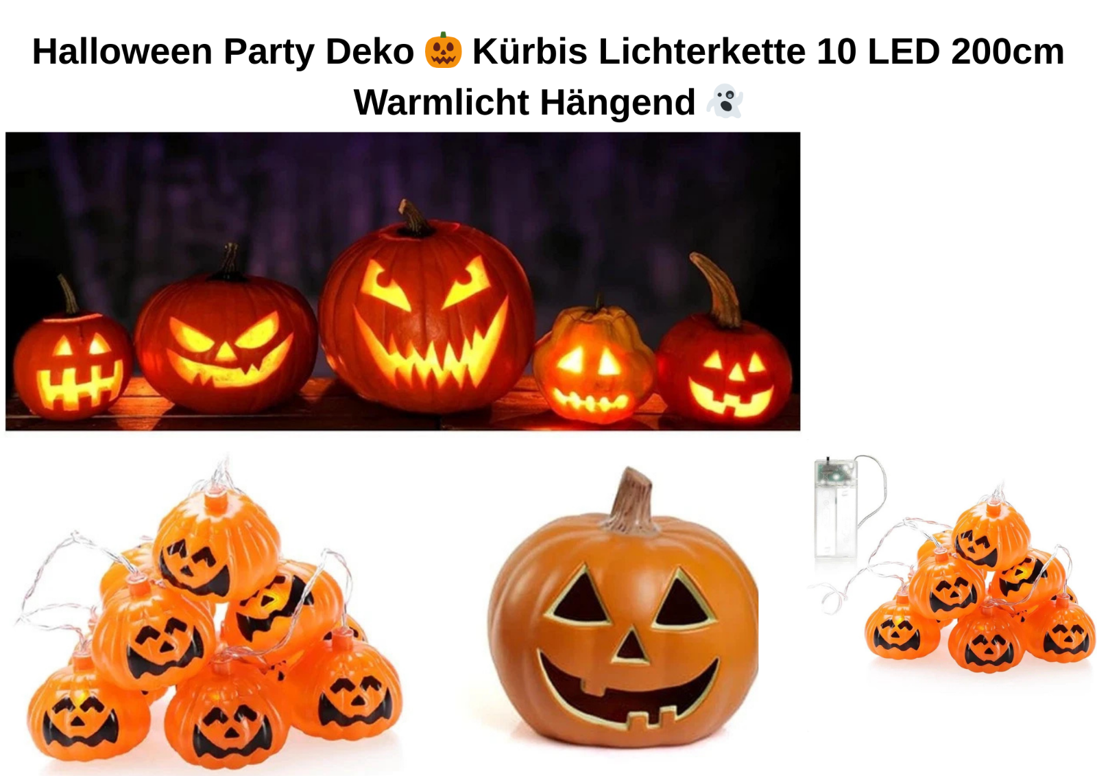 Halloween Dekoration Set 8-teilig – Partydeko & Festliche Dekoideen