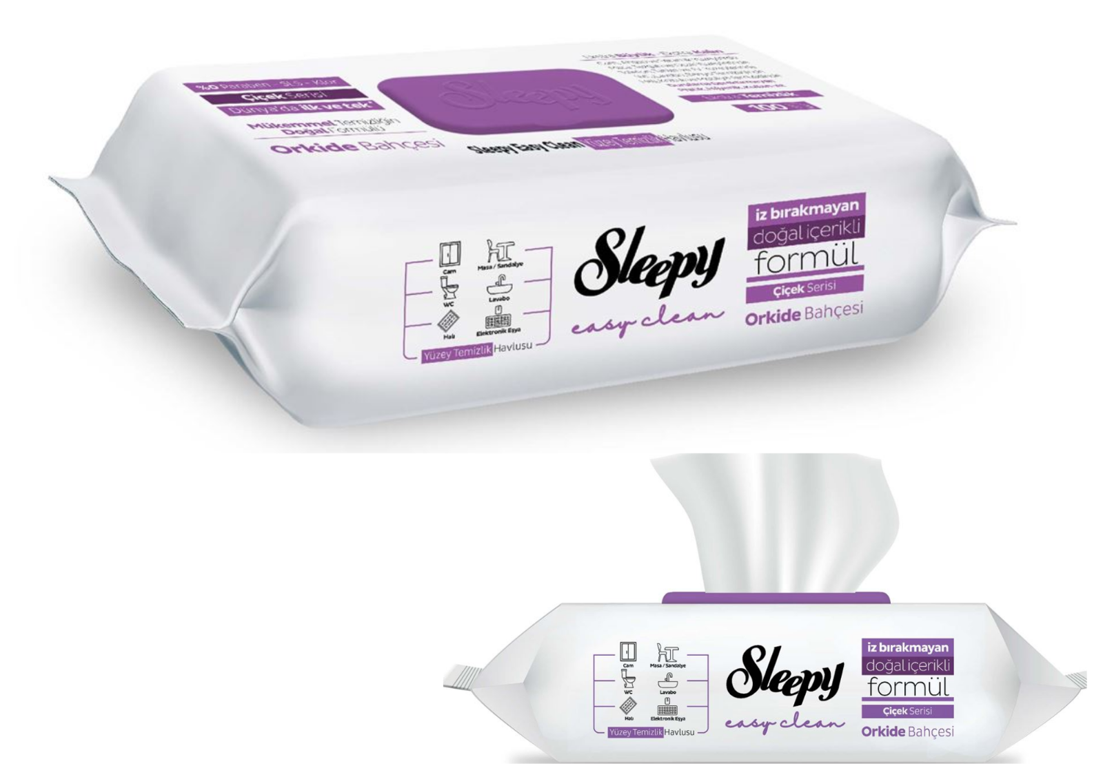 Sleepy Easy Clean Reinigungstücher 100 Stück Orchidee Oberflächenpflege 🌸