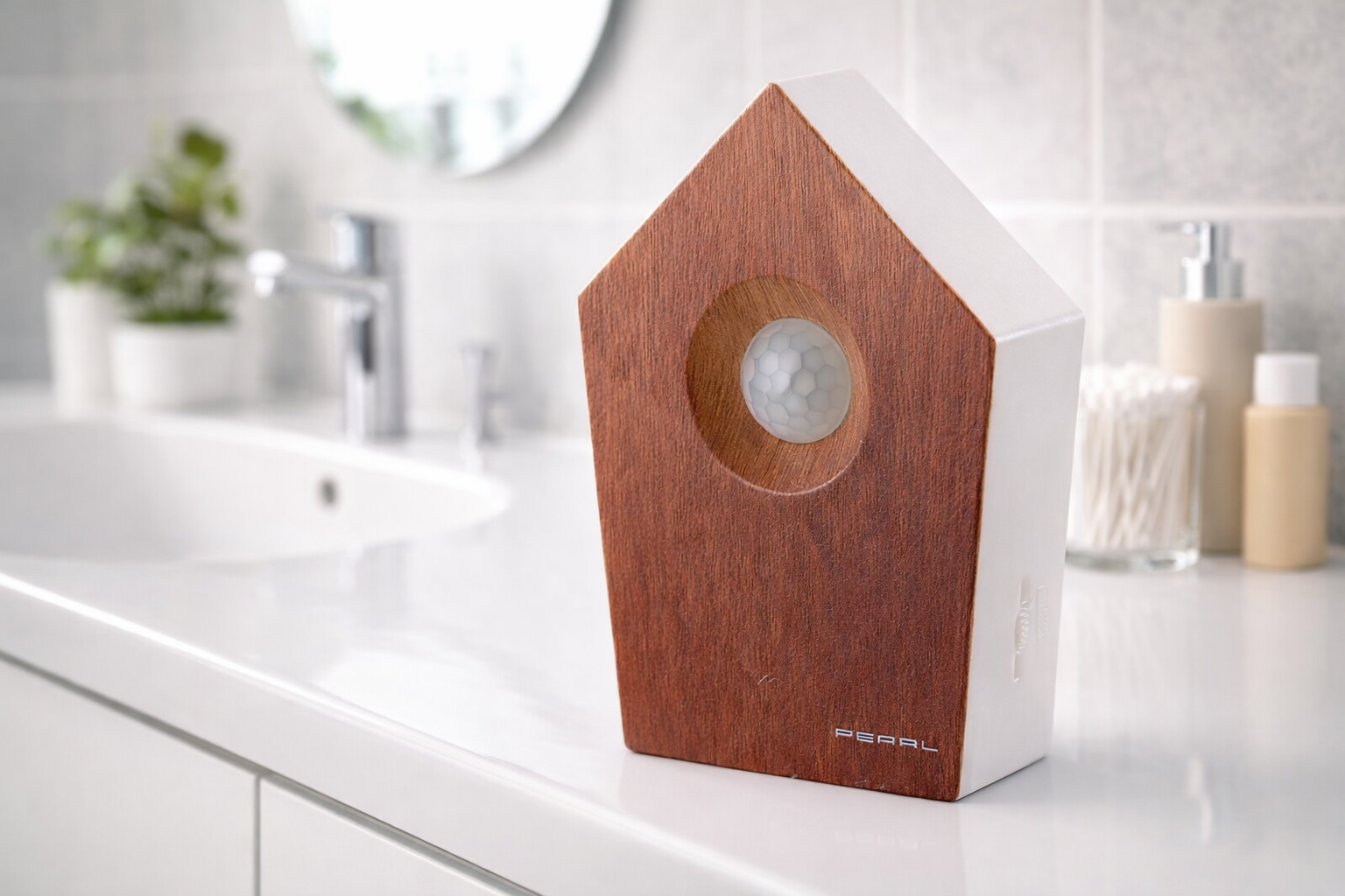 Vogelgesang Box mit Bewegungssensor 120 Sekunden – Naturgeräusche in Holzoptik