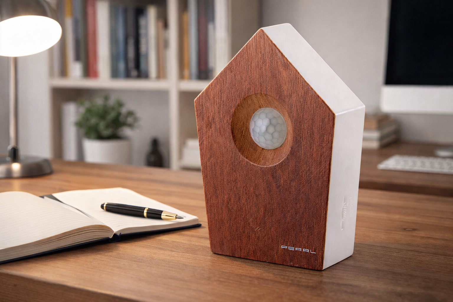 Vogelgesang Box mit Bewegungssensor 120 Sekunden – Naturgeräusche in Holzoptik