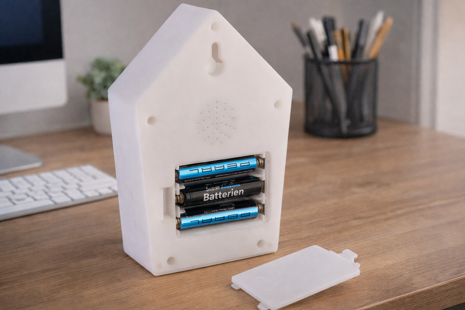 Vogelgesang Box mit Bewegungssensor 120 Sekunden – Naturgeräusche in Holzoptik