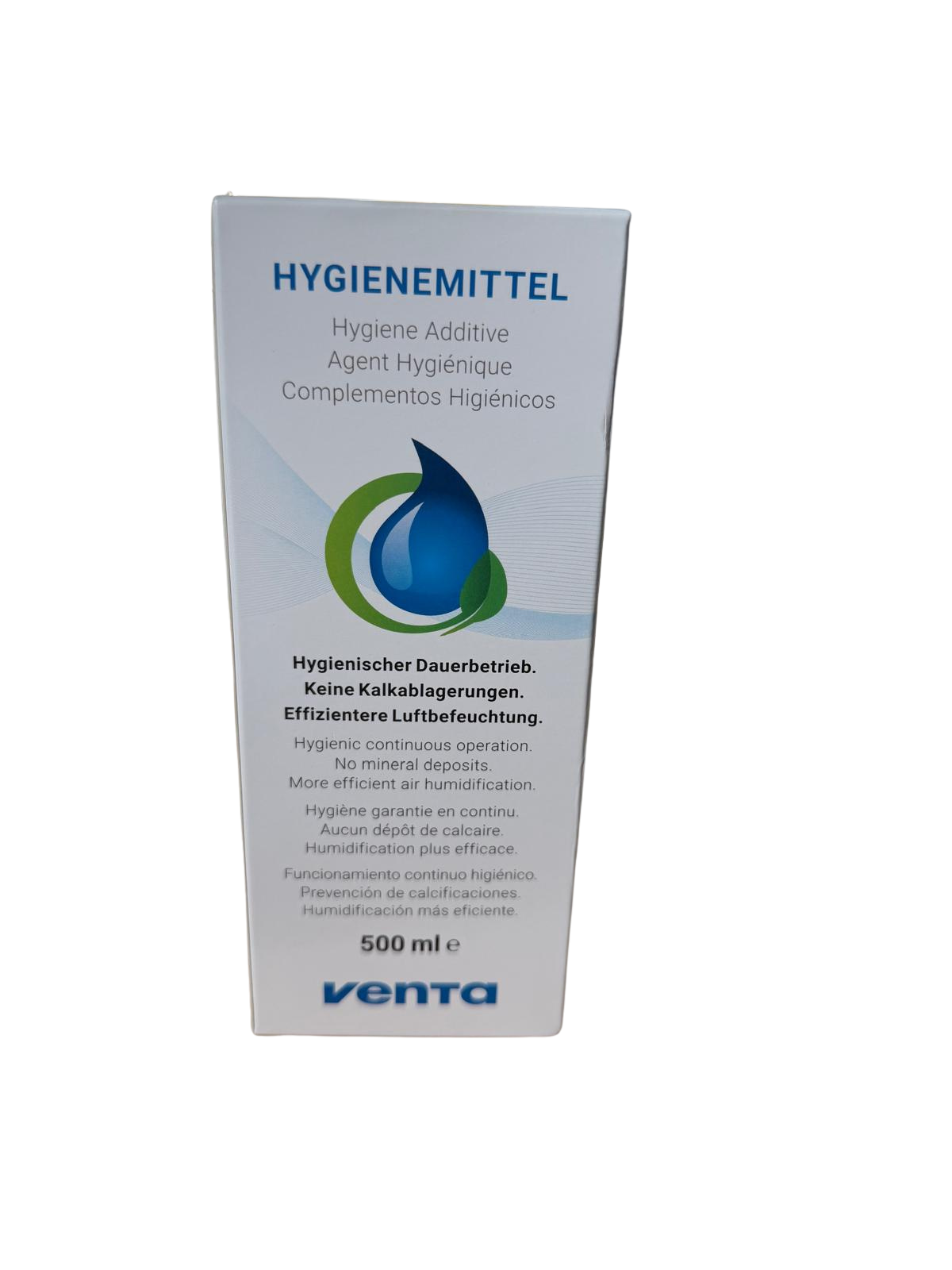 Venta Hygienemittel 500 ml – Für hygienischen Betrieb von Venta Luftbefeuchtern